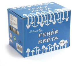 SchoolArt Táblakréta fehér kerek 100 db (KBEX0003)