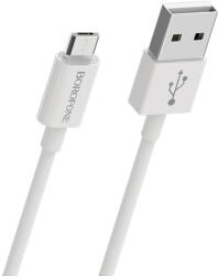 BOROFONE BX22 Bloom USB - micro USB kábel 2, 4A 1m fehér