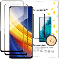 Wozinsky Xiaomi Redmi Note 10 Pro Wozinsky 2 x Full Glue Super Tough kijelzővédő fólia fekete