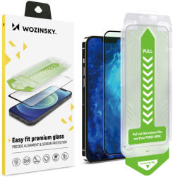 Wozinsky iPhone 14 Wozinsky Premium Glass 9H edzett kijelzővédő üvegfólia szerelőkerettel fekete