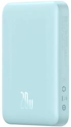 Baseus Magnetic Mini indukciós power bank 10000mAh 20W - kék + USB-C - USB-C kábel