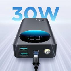 JOYROOM Powerbank Joyroom JR-PBF02 30W 20000mAh + USB-A - USB-C kábel 0.25m - fekete - smartdiszkont