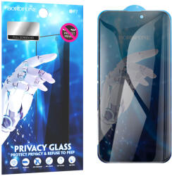 BOROFONE Edzett üveg BF7 Diamond Armor Teljes képernyős Kémellenes iPhone 15 - 10 darab üvegfólia