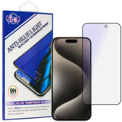 Tempered Glass Protector Anti-Blue Full Glue Xiaomi Redmi Note 9 üvegfólia