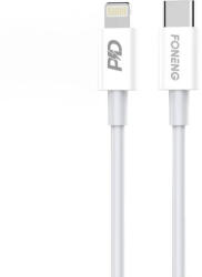 FONENG X31 USB-C - Lighting kábel, 20W 1m (fehér) - smartdiszkont
