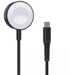 Choetech T319 MFI 5W vezeték nélküli töltő Apple Watch + USB-C kábel - fekete