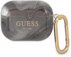 GUESS GUAPUNMK Leopard AirPods Pro 1/2 tok fekete