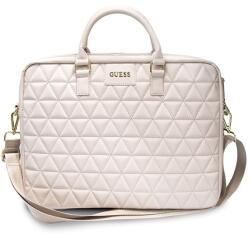 GUESS Torba 15' Quilted laptop táska light pink, notebook táska (GUCB15QLPK)