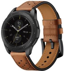 Tech-Protect Samsung Galaxy Watch 4 40 / 42 / 44 / 46mm Tech-Protect Bőr Óraszíj Barna