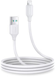 JOYROOM töltő és adatkábel USB - Lightning 2.4A 2m fehér (S-UL012A9)