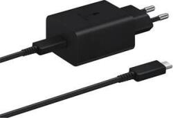 Samsung hálózati töltő adapter Type C - Type C kábellel fekete (EP-T1510EBE + EP-DA705BBE)