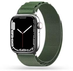 Tech-Protect Apple Watch 4/5/6/7/8/SE/Ultra (42/44/45/49mm) Tech-Protect Nylon Pro szíj military zöld