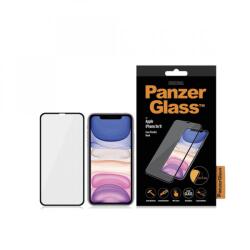 Panzer E2E MicroFracture Antibakteriális tokbarát üvegfólia iPhone XR/11 fekete