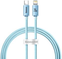 Baseus Crystal Shine USB Type C - Lightning gyorstöltő kábel 20W 1, 2m kék (CAJY001303)