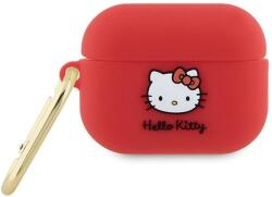 Hello Kitty szilikon 3D macskafej tok az AirPods Pro 2 (2022/2023) - fukszia
