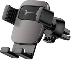 Baseus Cube Gravity szellőzőre erősíthető autós telefontartó fekete (SUYL-FK01)