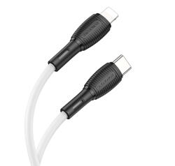 BOROFONE BX86 Advantage Type C - Lightning kábel PD 20W 1m fehér