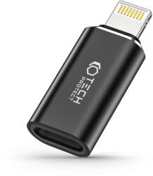 Tech-Protect Ultraboost Lightning - Type C adapter fekete