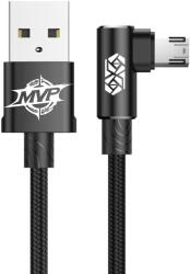 Baseus MVP Double-sided könyök Micro USB kábel 1.5A 2M fekete