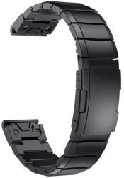 Tech-Protect Garmin Fenix 3/5X/3HR/5X PLUS/6X/6X PRO/7X Tech-Protect Steel Band óraszíj fekete