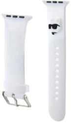 Karl Lagerfeld Apple Watch 38/40/41 mm Karl Lagerfeld Choupette Head NFT óraszíj fehér