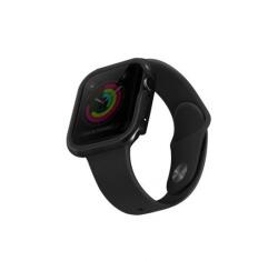 UNIQ Valencia Apple Watch 40 mm alumínium tok, fekete