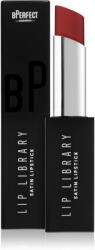 BPerfect Cosmetics Lip Library Satin ruj crema culoare Scarlet 3 g