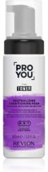 Revlon Pro You The Toner balsam hidratant de neutralizare tonuri de galben pentru părul blond şi gri 165 ml