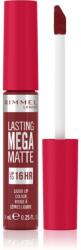 Rimmel Lasting Mega Matte ruj lichid mat, cu textură lejeră 16 de ore culoare Ruby Passion 7, 4 ml