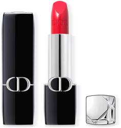 Dior Rouge Dior ruj cu persistenta indelungata reincarcabil culoare 520 Feel Good Satin 3, 5 g