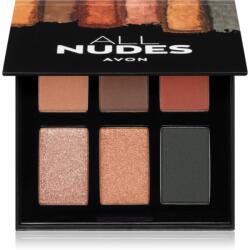 Avon 6 In 1 All Nudes paletă cu farduri de ochi 7, 2 g