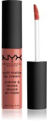 NYX Cosmetics Soft Matte Lip Cream ruj lichid mat, cu textură lejeră culoare 19 Cannes 8 ml