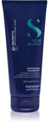 ALFAPARF Milano Semi di Lino Brunette balsam nuanțator neutralizarea subtonurilor de alamă 200 ml