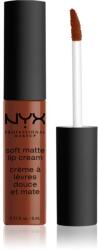 NYX Cosmetics Soft Matte Lip Cream ruj lichid mat, cu textură lejeră culoare 23 Berlin 8 ml