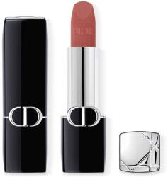 Dior Rouge Dior ruj cu persistenta indelungata reincarcabil culoare 360 Souffle de Rose Velvet 3, 5 g