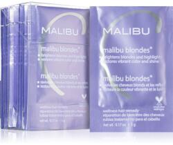 Malibu C Wellness Hair Remedy Malibu Blondes tratament intensiv pentru parul blond cu suvite 12x5 g