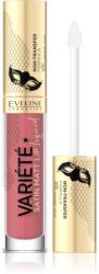 Eveline Cosmetics Variété ruj de buze lichid, cu finisaj matifiant culoare 05 Peach Mousse 4, 5 ml
