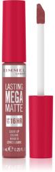 Rimmel Lasting Mega Matte ruj lichid mat, cu textură lejeră 16 de ore culoare Rose & Shine 7, 4 ml