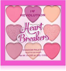 I Heart Revolution Heartbreakers paletă cu farduri de ochi culoare Sweetheart 4.95 g