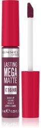 Rimmel Lasting Mega Matte ruj lichid mat, cu textură lejeră 16 de ore culoare Rock Me Purple 7, 4 ml