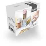 HANE IRIS Button Salt&Pepper üveg fűszerszóró szett 2*67ml, rószaszín, fehér, szürke vagy kék színű HN-1137 (HN-1137) (HN-1137)