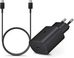 Samsung EP-TA800EBE gyári gyorstöltő adapter 25W + EP-DA705BBE Type-C/Type-C 1m - fekete - ECO