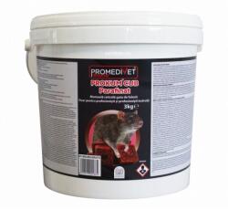Promedivet Raticid PROKUM CUB PARAFINAT Rosu - galeata 3 kg, Brodifacoum, Promedivet, Otrava Sobolani si Soareci (PR-101913)