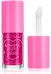 Too Faced Cosmetics Kissing Jelly Lip Oil Gloss olajos szájfény az intenzív hidratálásért árnyalat Raspberry 4, 5 ml