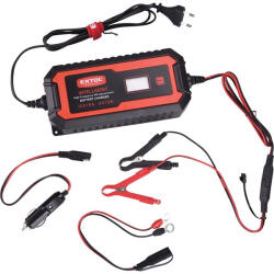 Extol akkutöltő, autós, mikroprocesszoros, intelligens, 8 Amp, 4-160Ah, DC 12V/6V 8897303 (8897303)
