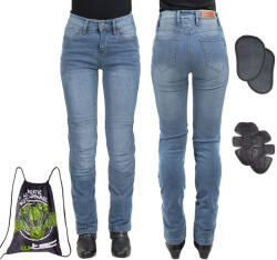 W-TEC Női motoros farmer W-TEC Lustipa kék L (14840-L)