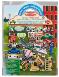 Melissa and Doug Járműves pufi matricás kreatív játék (40522)