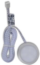 vidaXL Set rotund lumini LED pentru rafturi bucătărie dulapuri 4 buc (240676)