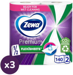 Zewa Premium Extra Long 2 rétegű papírtörlő, 3x2 tekercs (3x140 lap)