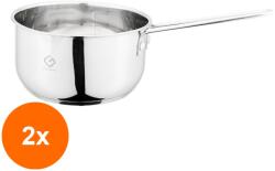 Grunberg Set 2 x Cratita din Inox, Compatibila cu Plita cu Inductie, 18 cm, 2 l, Grunberg (GUJ-2xGR3200)